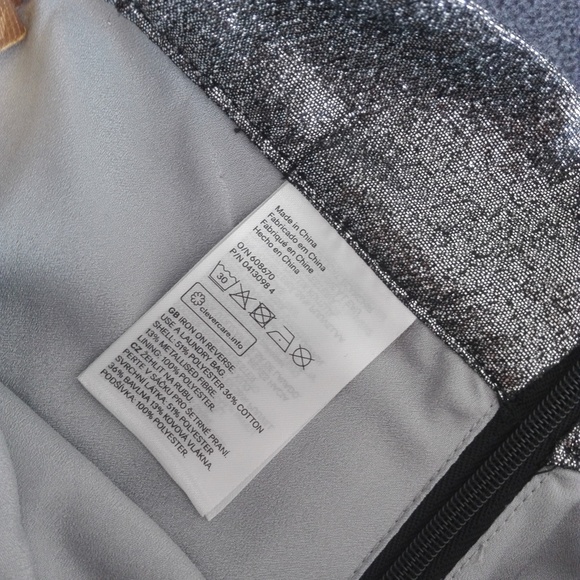 !!! 5$ ADD ON !!! Silver metallic skirt H&M - Picture 4 of 5